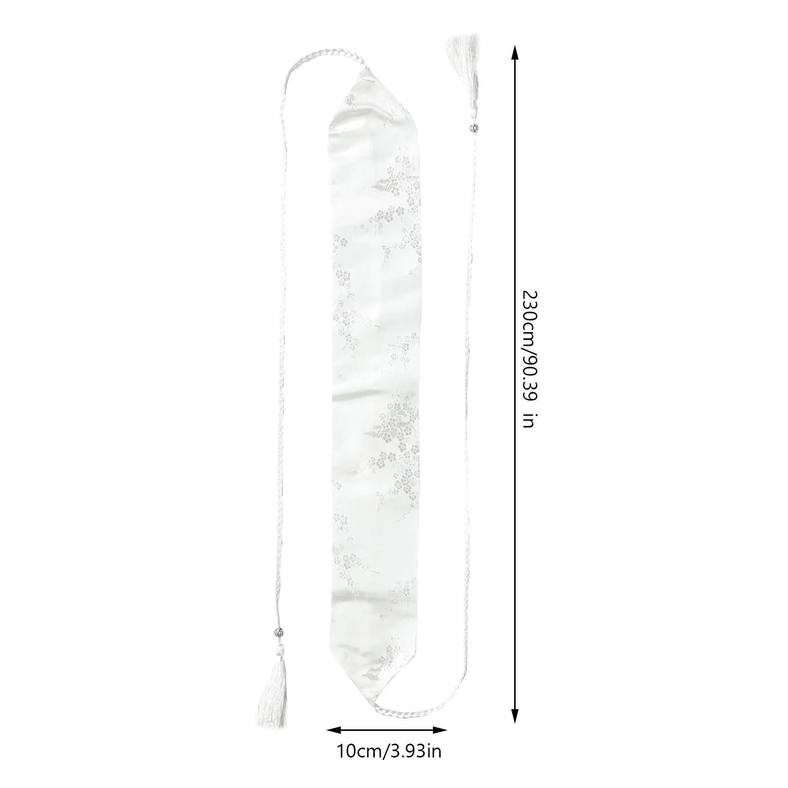 المطرزة واسعة وشاح المرأة Hanfu حزام الصينية حزام شرابة الملحقات خمر نمط دائم موثوقة سهلة ارتداء إزالة