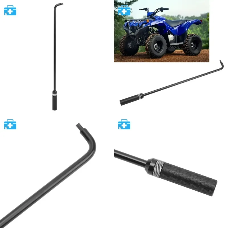 16.34 Inch Motorcycle Carburetor Screw Adjusting Wrench 110° Angled Head Metal Carb Adjuster Tool Universal For ATV UTV