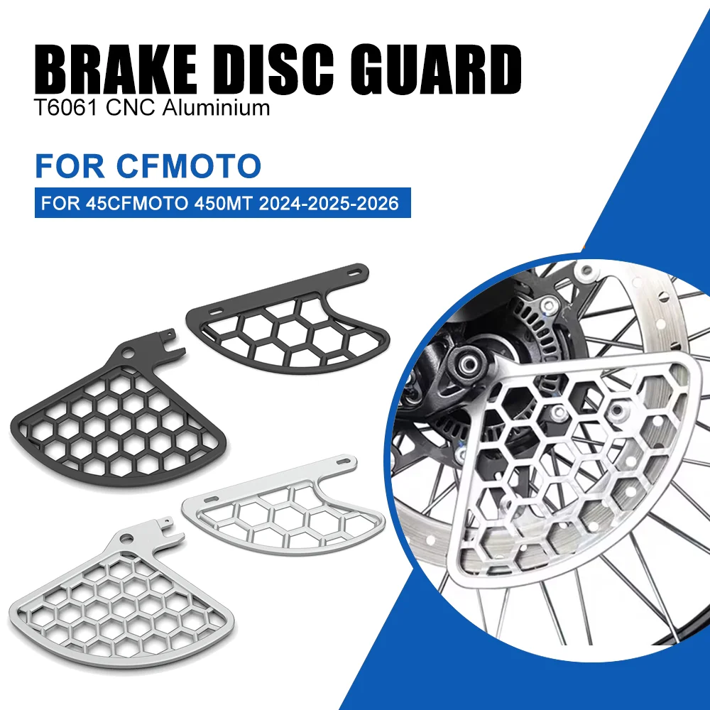 Motorcycle Accessories 450 MT Rear Brake Disc Protector Cover For CFMOTO 450MT 2024-2025-2026 Chain Guide Parts Protection