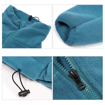 Winter Warm Dog Clothes Thick Fleece Dog Coat for Small Medium Large Dogs Adjustable Pet Hoodies Male/Female Overalls Outfit 4