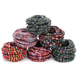 5Yards/Lot 6mm Round Cotton Cord Handmade Colorful Ethnic Style Rope For Ornament Making DIY Sewing Crafts Clothing Accessories