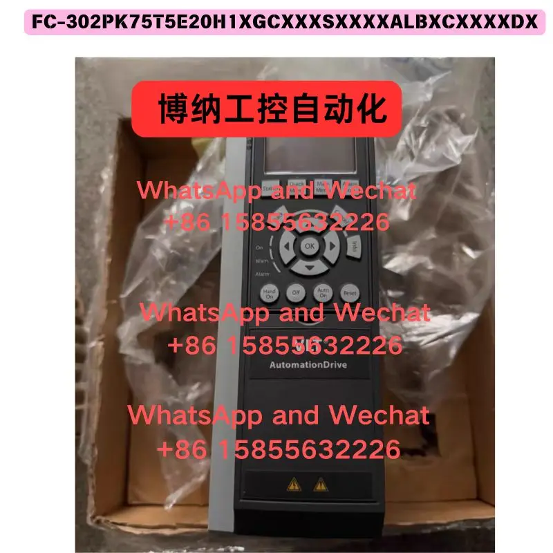 Used OEM disassembled parts FC-302PK75T5E20H1XGCXXXSXXXXALBXCXXXXDX frequency converter Functional test OK Fast Shipping