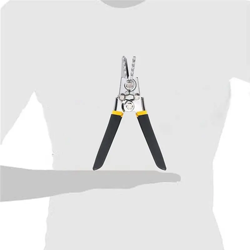 A20F-Hand Seamer Sheet Metal Bending Pliers Straight Jaw Wide Jaw Straight 150Mm For Welding Clamp