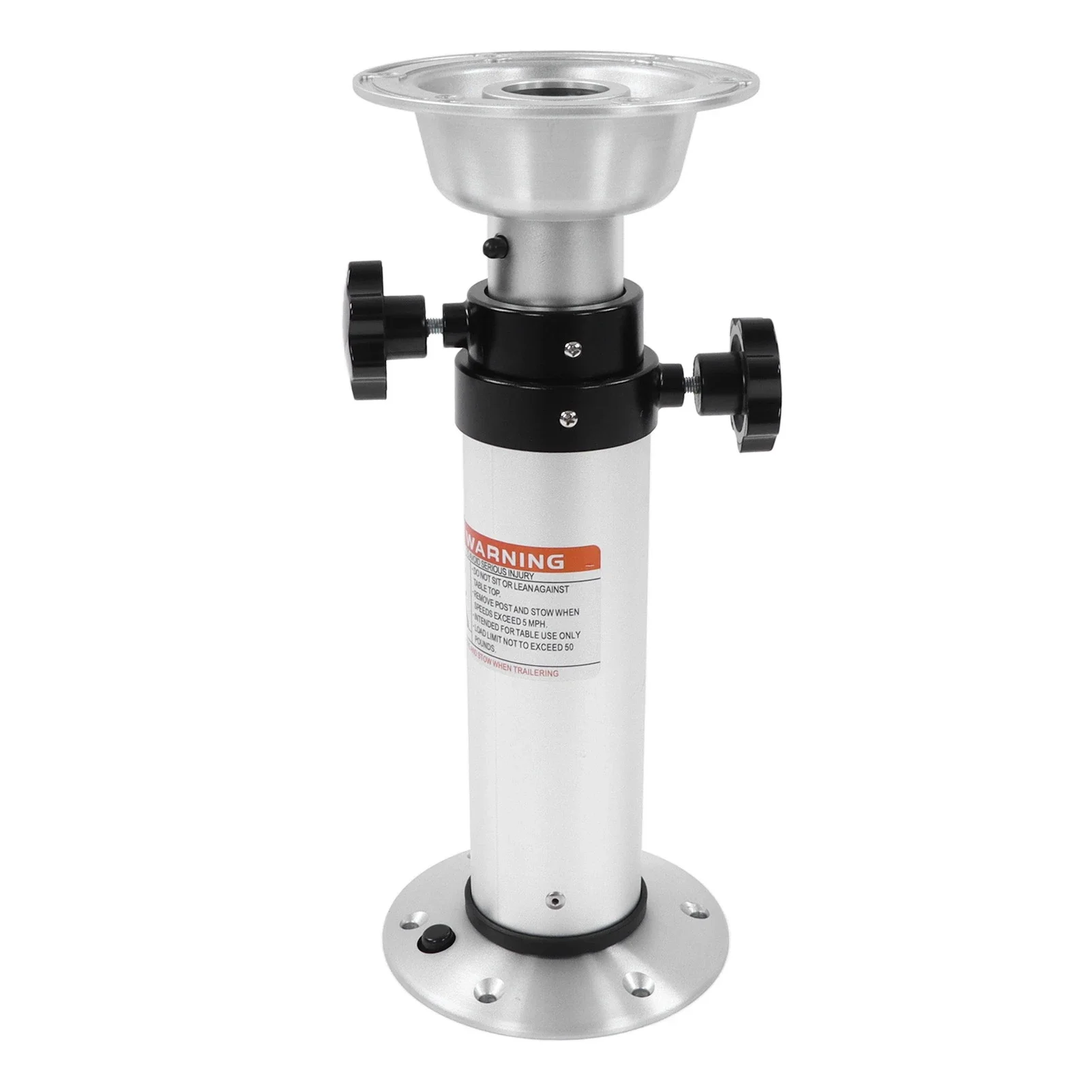 Adjustable Table Leg Removable Table Leg 430‑745mm Height Adjustable 3 Sections Aluminum Alloy for RV Motorhome