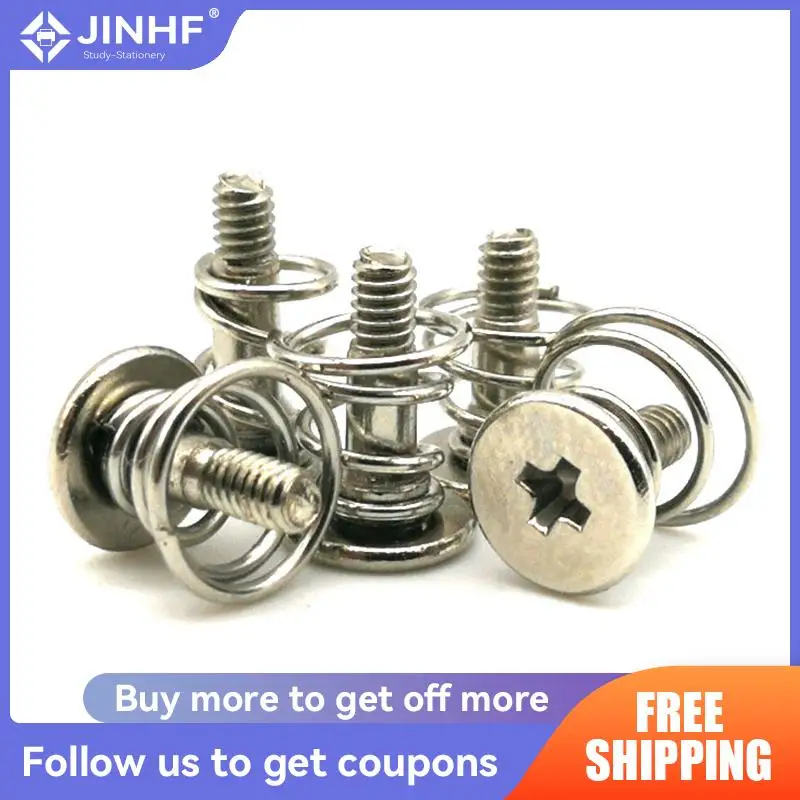 10pcs Nickel Plated GPU Graphics Card Plate Heatsink Screws Spring Screws Parts M2 M2.5 8mm 11mm M2 Springs Graphics Card Screw