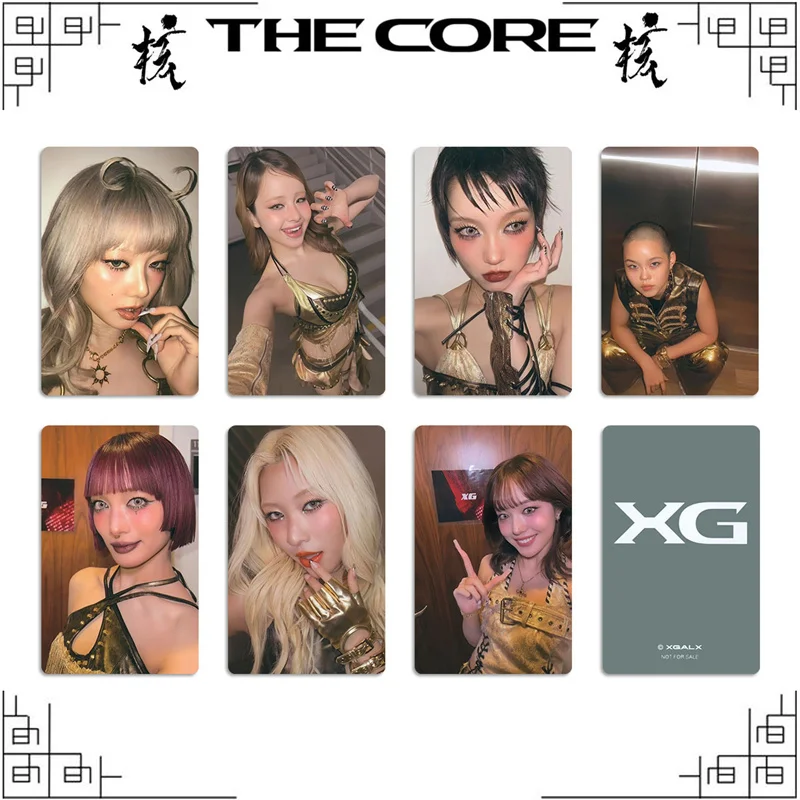 7pcs/set KPOP XG Album Shooting Star Photocard LOMO Small Card