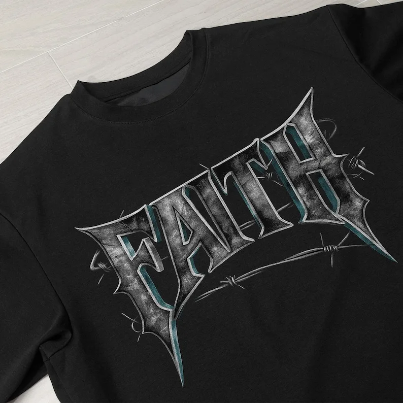 Faith Over Fear Jesus Tshirt Cross Christian for Men Religious for Women Catholic Collection Unisex Cool Creative Trending Tee