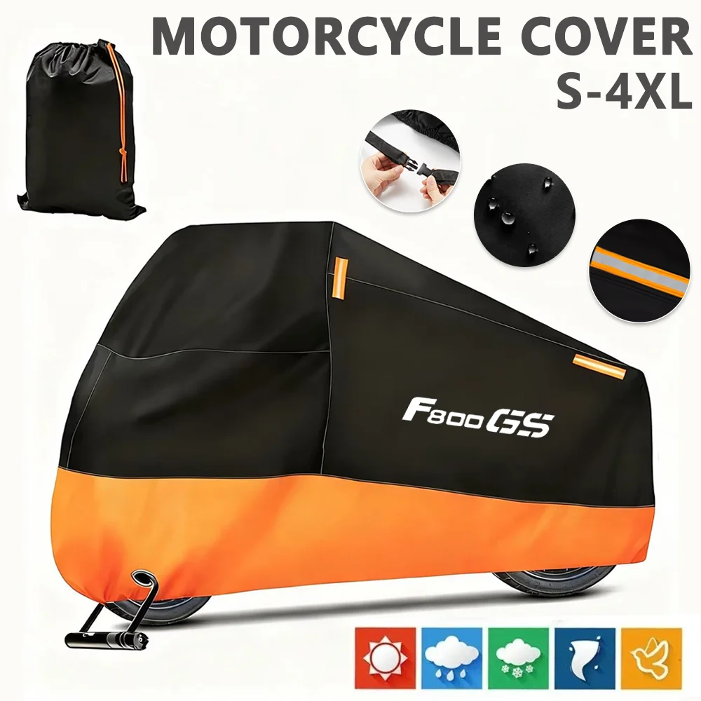 For BMW F800GS F 800 GS 2024 Motorcycle Cover Waterproof Outdoor Scooter UV Protector Dust Rain Cover