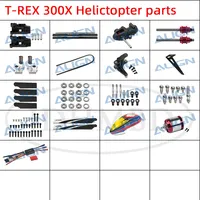 Align T-rex 300X Helicopter parts Tail Boom Set Tail Belt Feathering Shaft Tail Drive Belt Painted Canopy Motor 25A ESC 230 Carb