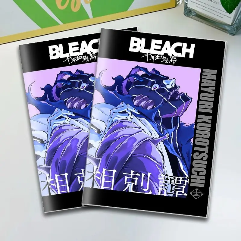 بليتش ألف عام حرب الدم أنيمي شخصية ثنائية الأبعاد دفتر A5 صفحات فارغة مع كم مجلة الطالب هدية عيد ميلاد #4