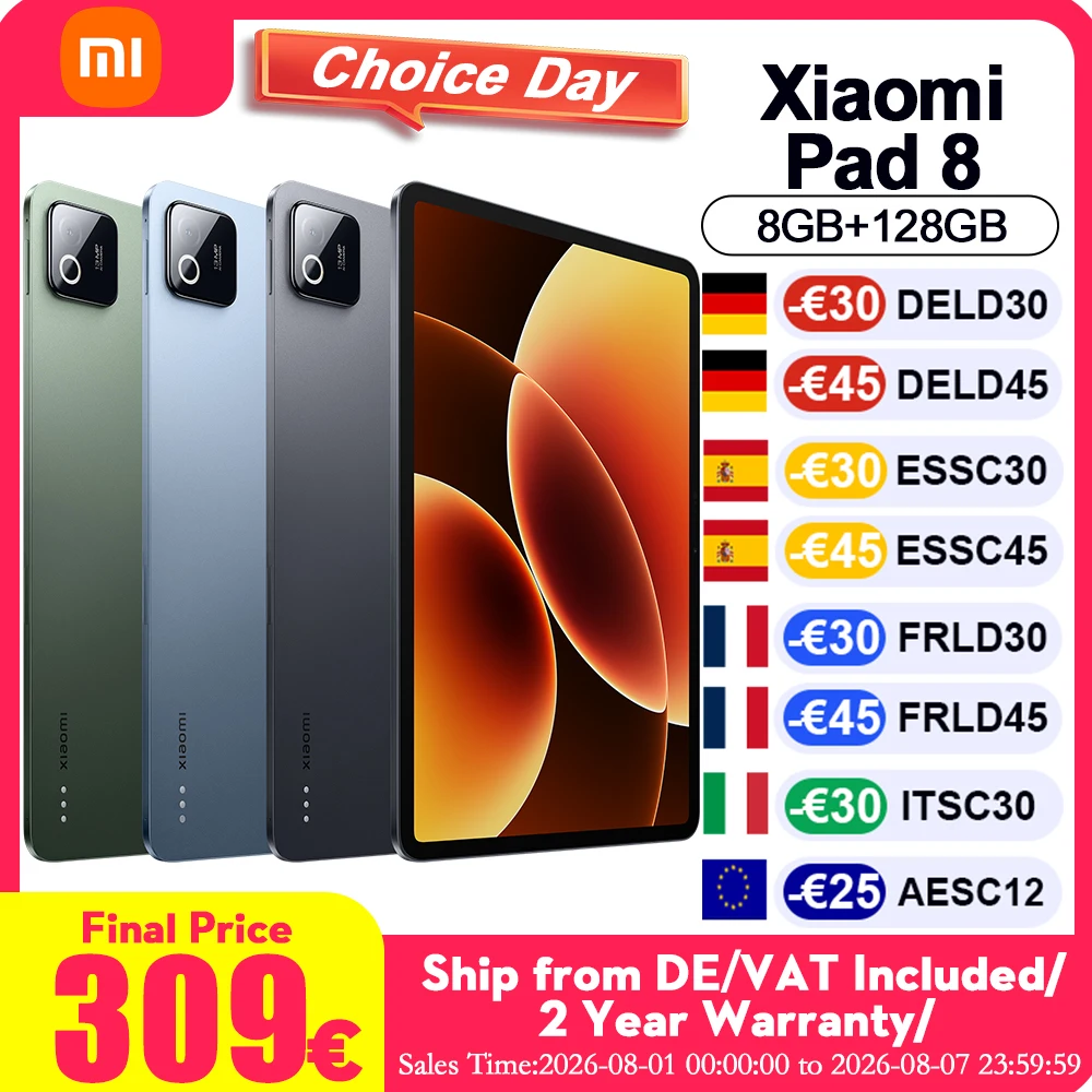 Bild: Xiaomi Pad 8 Tablet PC Global Version 11.2