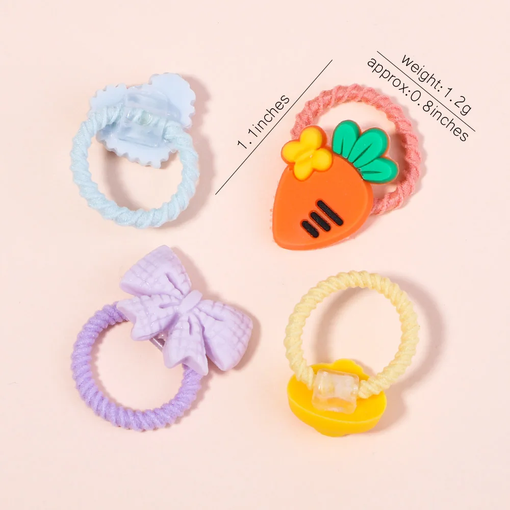 10/20Pcs/Set New Cute Bowknot Headbands Girls Elastic Hair Bands Hair Accessories for Kids Cartoon Bows Headwear Ornaments Gift