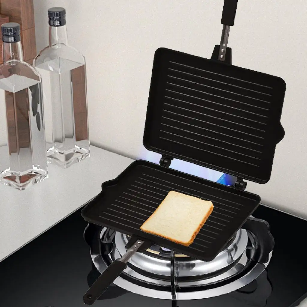 

Double-sided Frying Pan Non-stick Premium Kitchen Cookware Sandwich Maker