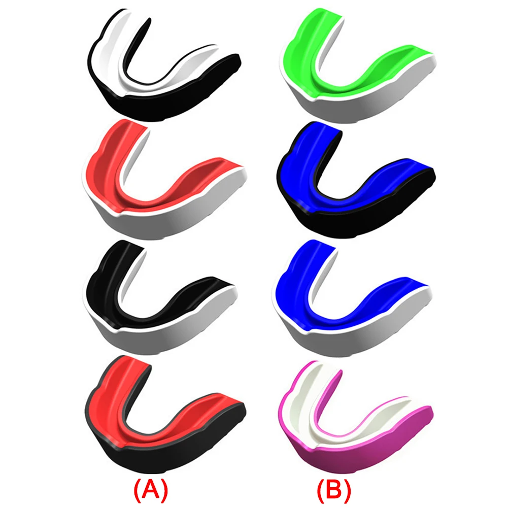 4 قطعة حامي الفم القتالية الرياضية حامي الفم حامي الفم سليم صالح لكرة القدم المصارعة الهوكي لاكروس الملاكمة #1