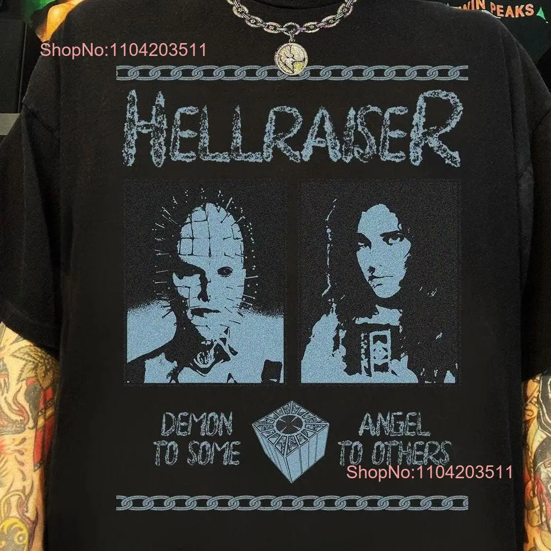 Hellraiser T Shirt halloween horror movie scary sweaT long or short sleeves