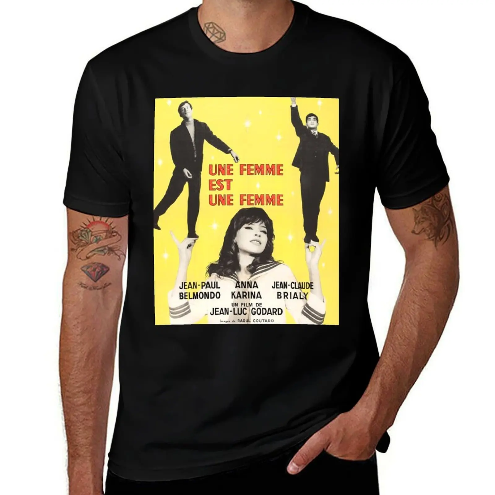 Une Femme Est Une Femme - Jean-Luc Godard / Anna Karina / Jean Paul Belmondo / Jean Claude Brialy T-Shirt