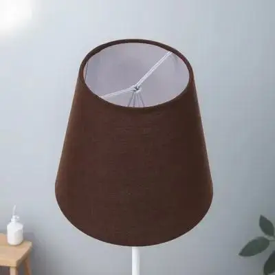 

Cloth Lampshade Beige Fabric Clip Cover Durable Lamp Cover Handmade Modern Lamp Accessories Home Hotel Decoration