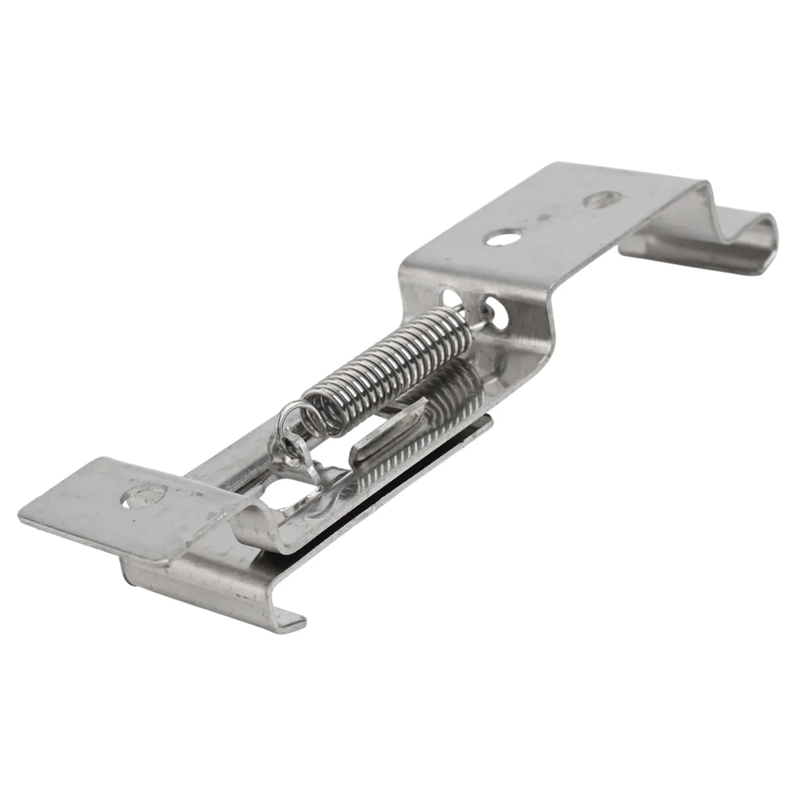 8 Pieces Stainless Steel Car License Plate Frame Holder Clamp with Spring Loaded Bracket Suitable for Vehicles Including Cars