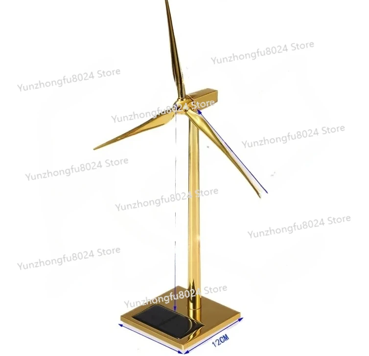 

Solar Fan Model Wind Turbine Windmill Promotion Wind Energy Industry Gift Office Ornaments