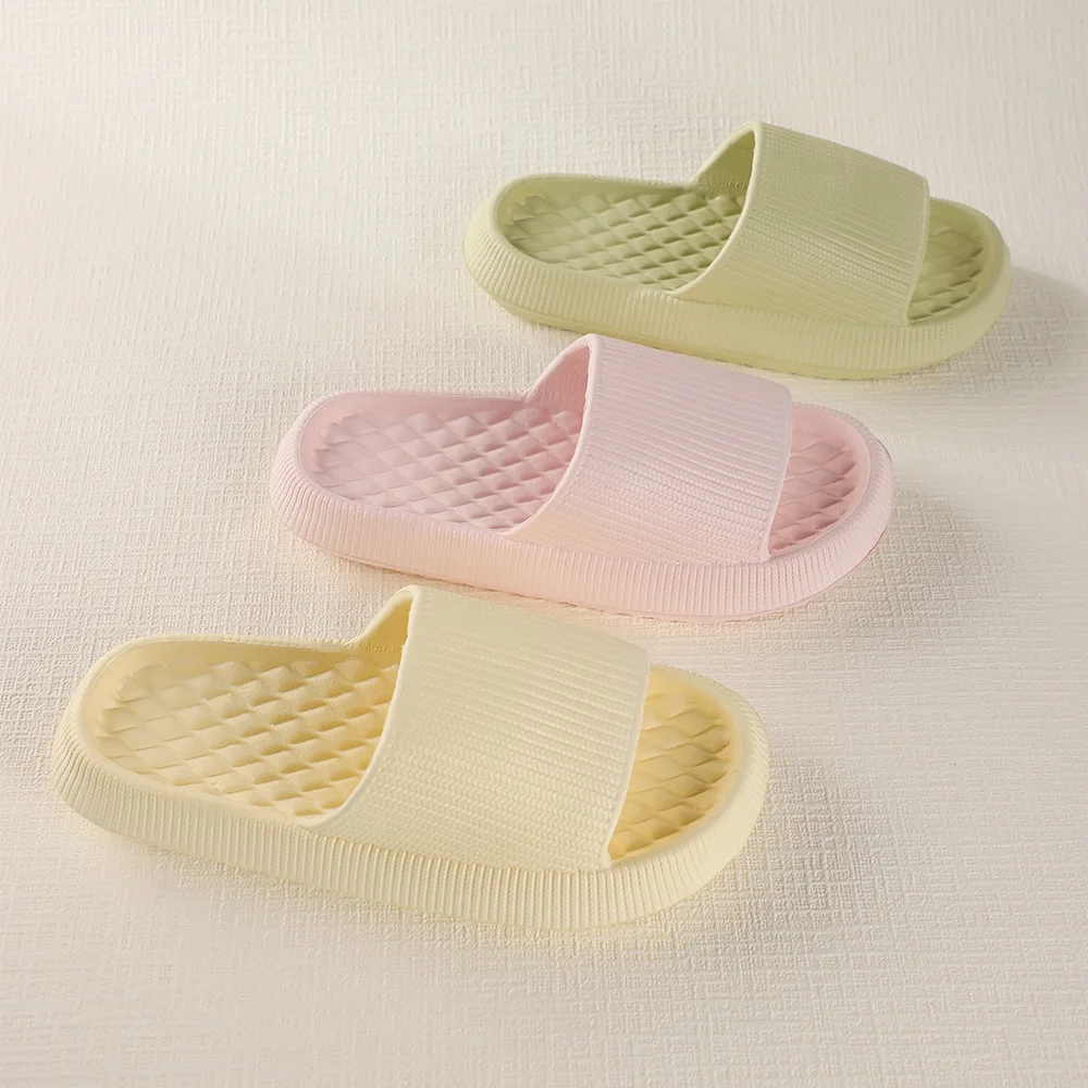 

Unisex Cloud-Lofted Slippers - Ergonomic Arch Support & Anti-Skid Pattern, Soft-Toned Washable Footwear for Lounge/Dormitory