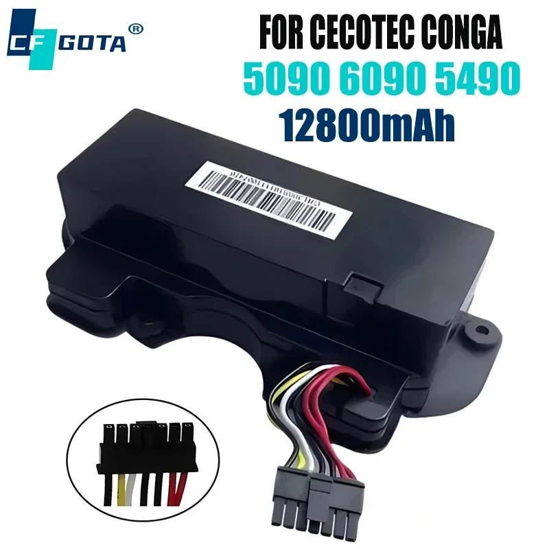 14.8V 12800mAh 100% New CECOTEC CONGA 5090 6090 5490 Mopping Robot Battery Pack Netease Intelligent Manufacturing NIT Model