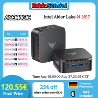 ACEMAGIC E1 Ιntel Alder Lake-N97 Mini PC 16GB DDR4 512GB SSD Mini Computer/2.4+5G WiFi/BT4.2 4K@60Hz UHD Desktop PC for Office