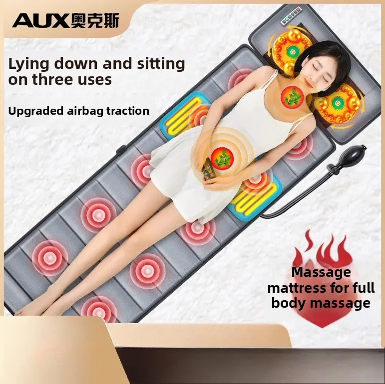 

Full body massage mattress intelligent massager cervical vertebra waist back automatic kneading multifunctional massager