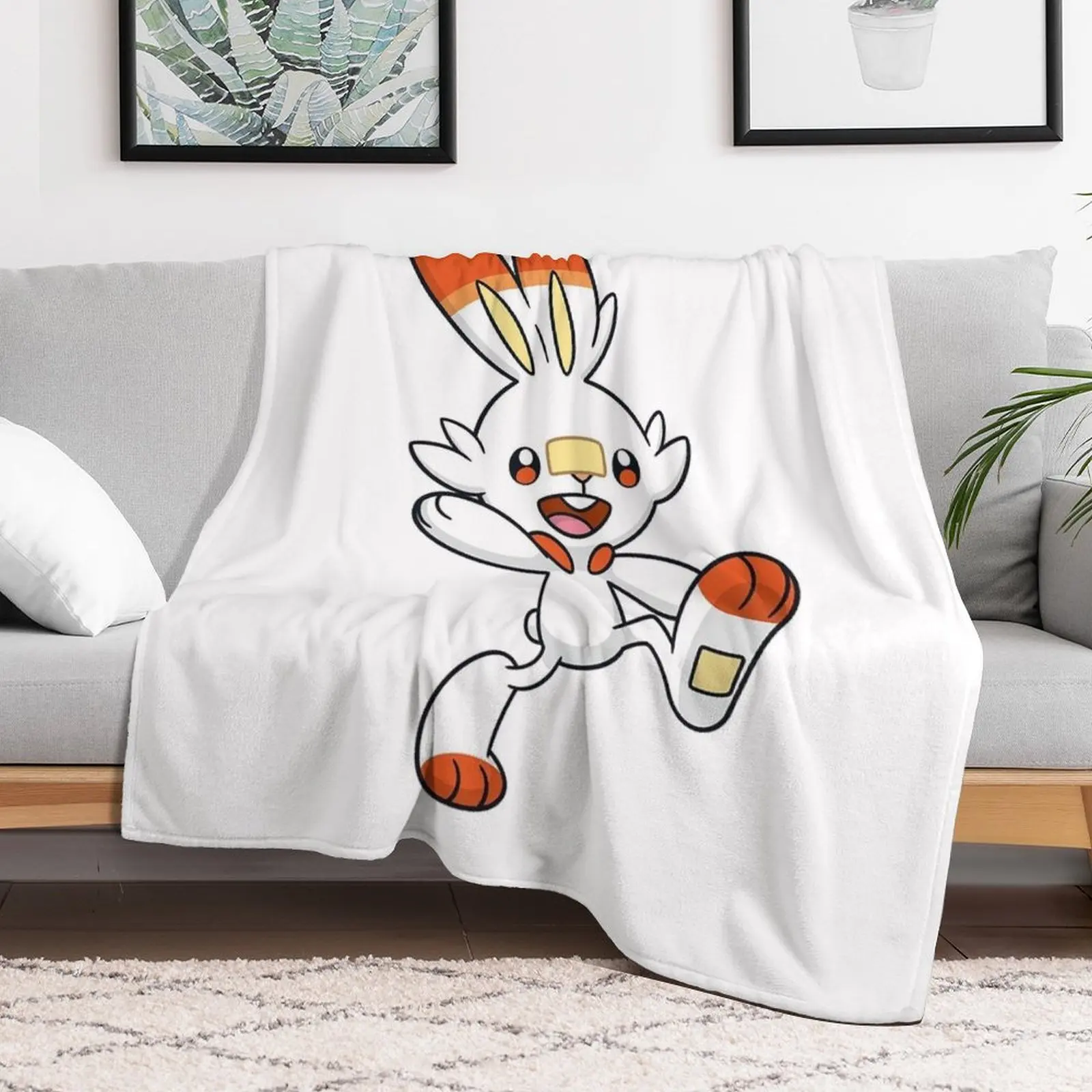 Scórbunny - Rabbit Cute Naughty Throw Blanket