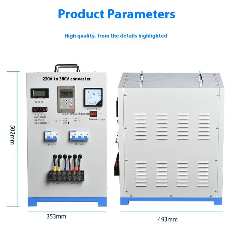 

Однофазный инвертор Yongda от 220 до 380 В для наружного деревообрабатывающего оборудования с соответствующим трехфазным двигателем