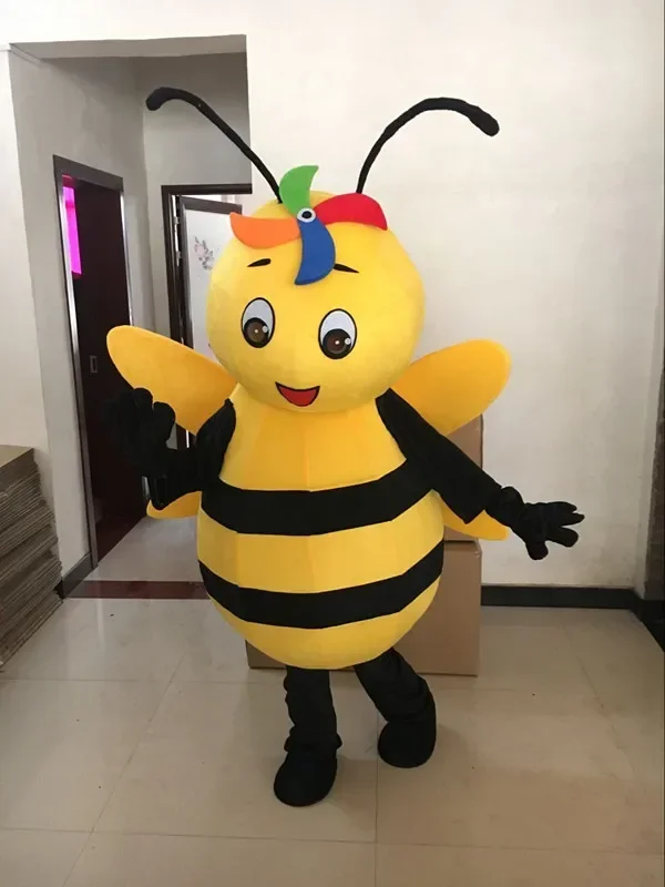 [TML] Cosplay bee Mascot Costume honeybee animal carnival stage performance Cartoon character costume Advertising Party Costume