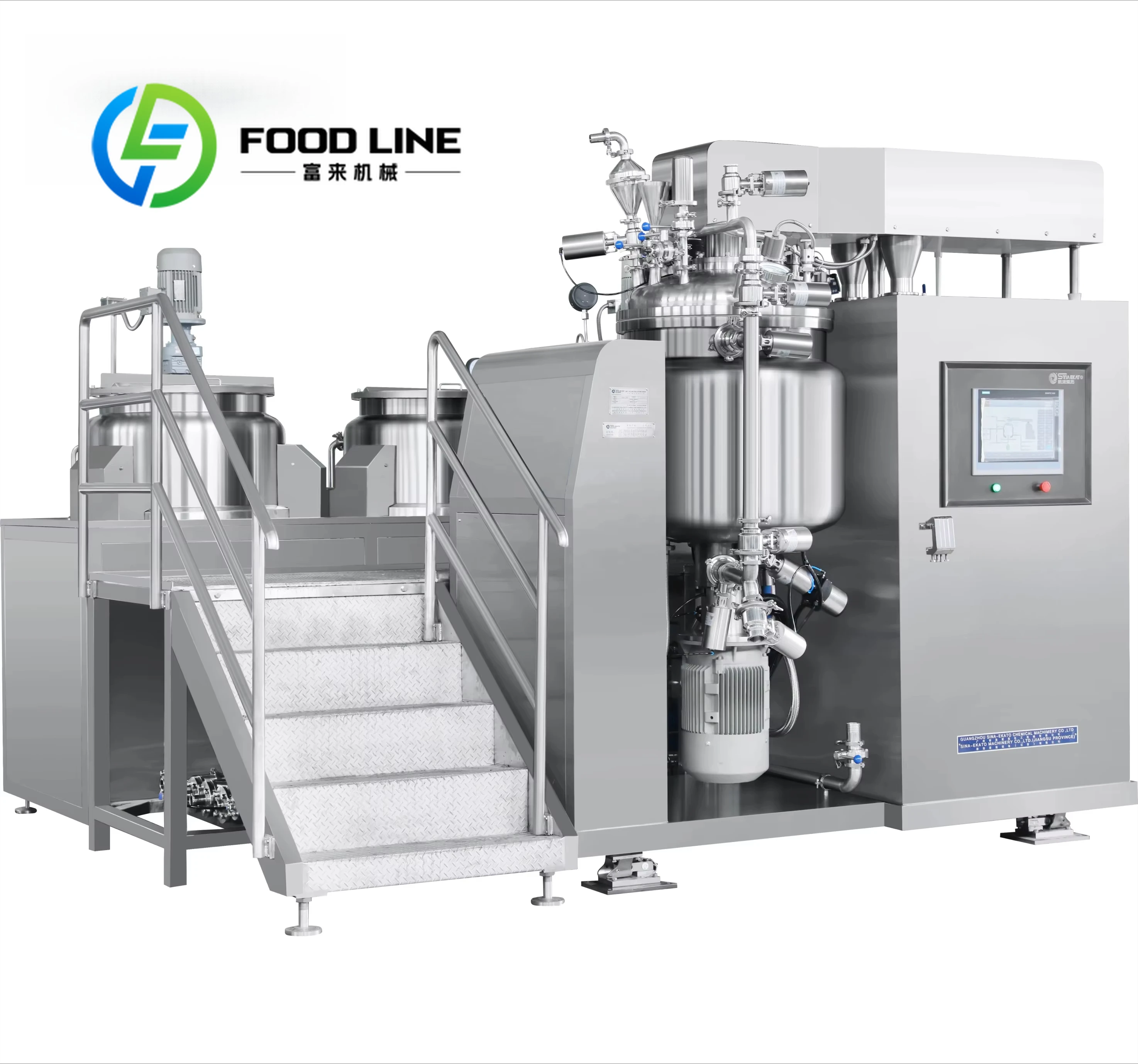 Homogenizer Hydraulic Lifting Ointment Cream Vacuum Homogenizing Mixer Cosmetic Making Machine Customize