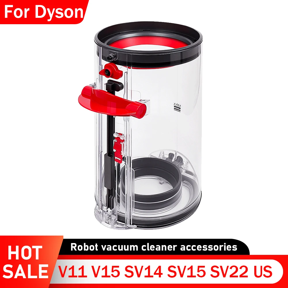 Grandi accessori per contenitori per la polvere per Dyson V11 V15 SV14 SV15 SV22 US Accessori per aspirapolvere Contenitore per secchio per la polvere Parte di ricambio
