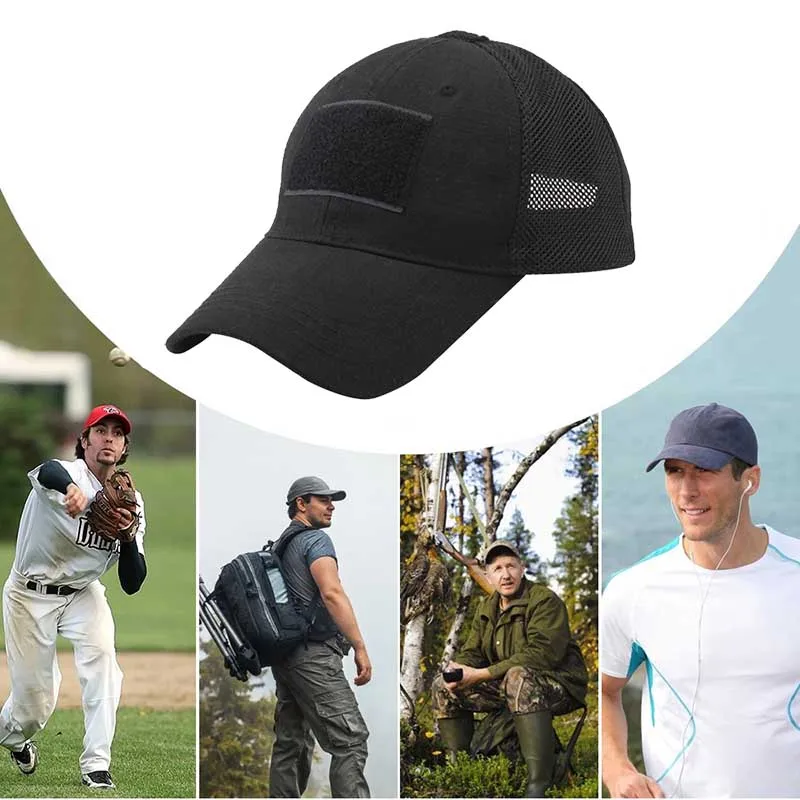 Outdoor Multicam Camouflage Adjustable Cap Mesh Tactical Airsoft Fishing Baseball  Hat for Fishing Hunting Hiking Basketball image 6