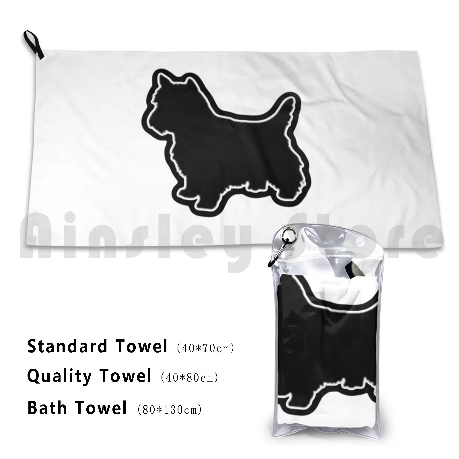 West Highland Scottish Terrier-Best Dogs In The World #2 Bath Towel Beach Cushion Seaside Walk