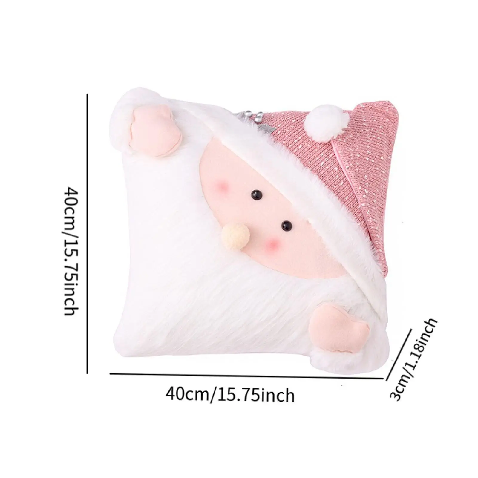 Christmas Pillow Cover Farmhouse Zipper Modern Pillowcase Cover Soft Xmas Cushion Cover Throw Pillow Cover for Bed Hotel Bedroom