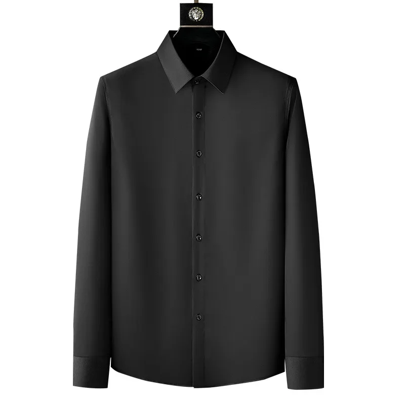 O247casual Groomsman En Bruidsjonkers Kledij High-End Heren Shirt Met Lange Mouwen