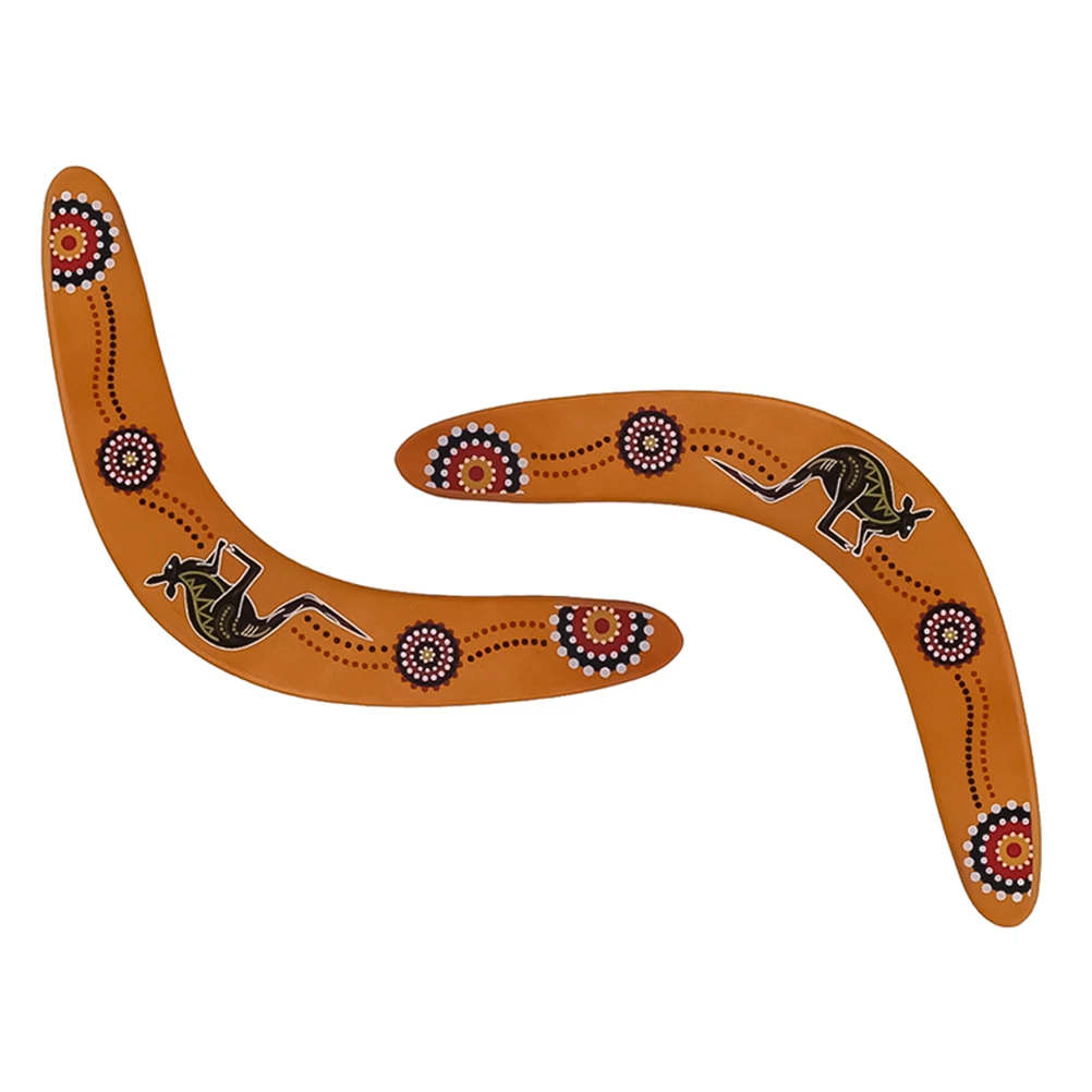 2pcs Outdoor Toys Wooden Sports Flying Disc V Shaped Maneuver Returning Safe Material Great Gift Fun