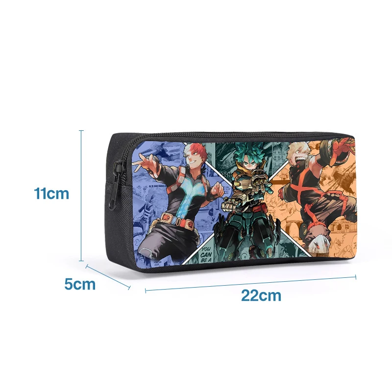 Hot Japanse Anime My Hero Academia Etui Pen Tas Grote Capaciteit Organizer Pouch Student Terug Naar School Leveranties Briefpapier