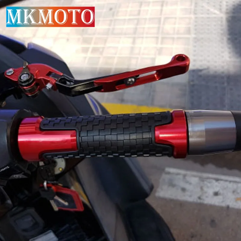 Punhos de borracha para motocicleta, aperto de mão antiderrapante, ZX-4RR ZX4R ZX4RR ZX 4R 4RR 7, 8 ", 22mm, universal, mais novo