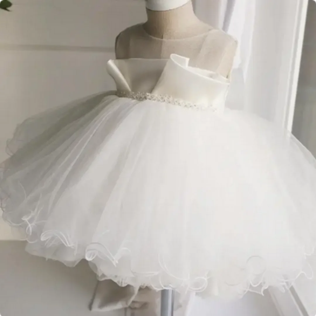 Luxury Ball Gown Princess Birthday Party Dress Big Bottom Flower Girl Dress Children Wedding Party Gown