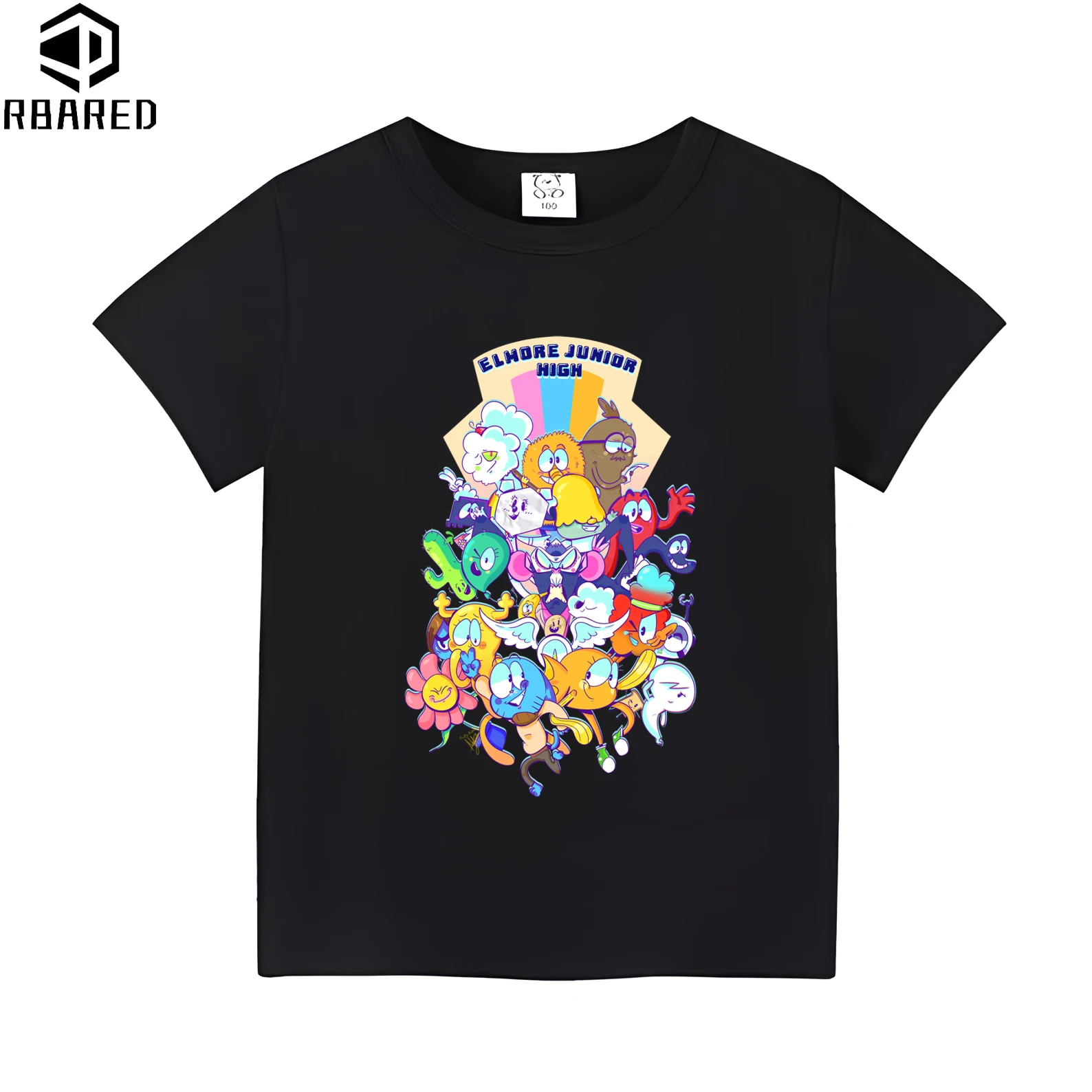 The Amazing World of Gumball 100% Cotton Winx Baby Summer Clothes 2024 Kids Clothes Children\'s T-shirt Brands Pikmin Girls Tops