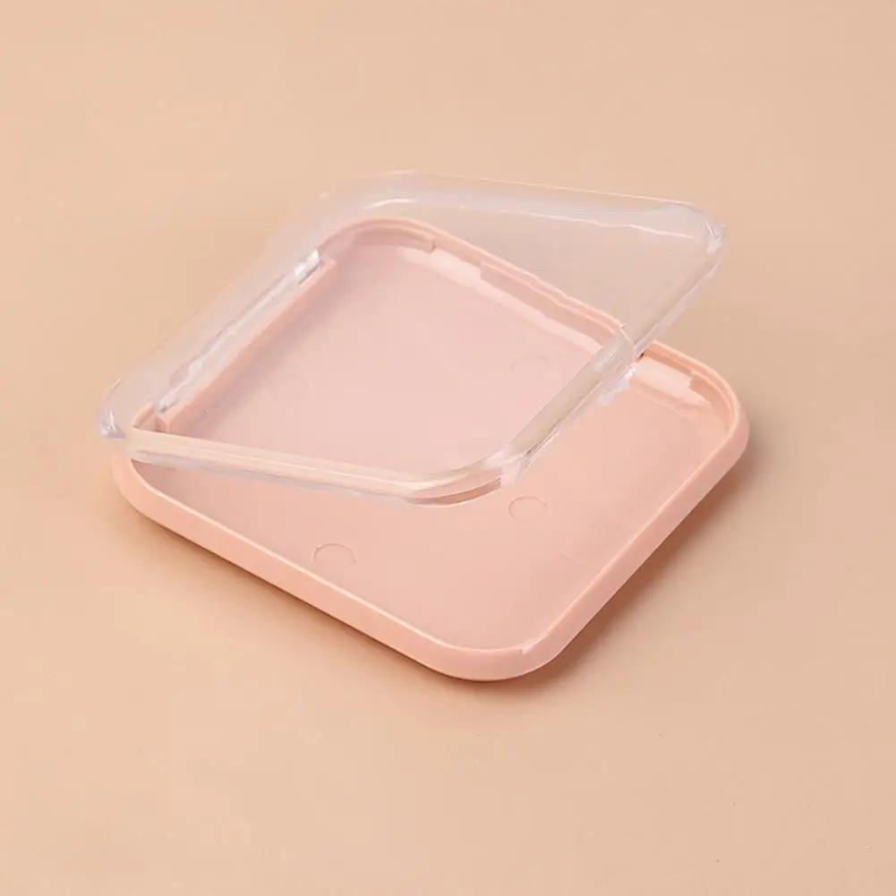 Useful Manicure Organizer Case DIY Nail Art Display Box Fake Nail Storage Case Acrylic  Transparent Lid