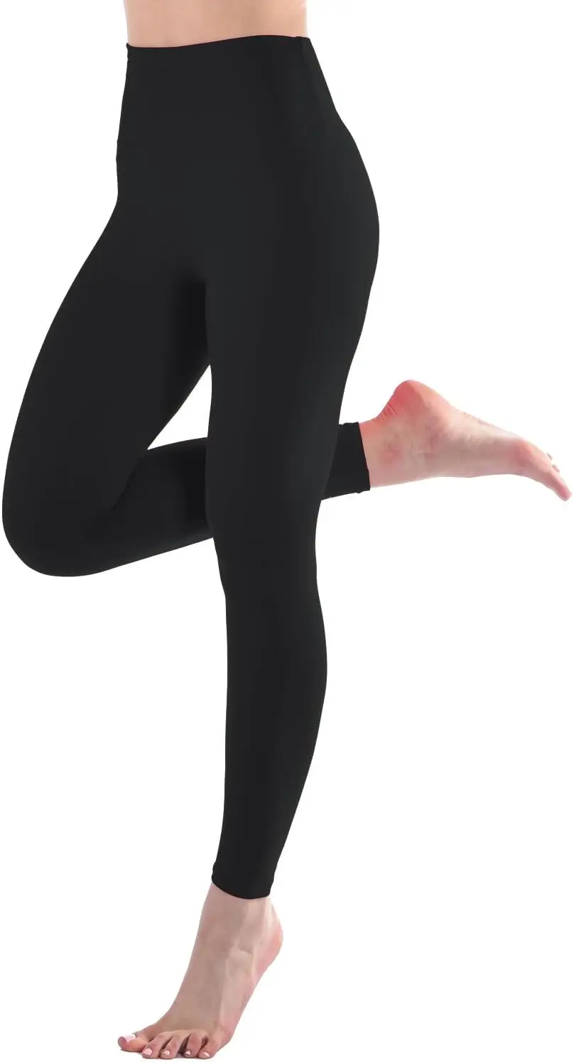 Women's High Waisted Leggings for Workout Running Stretchy Soft Leggings with Wide Waistband for Fitness Yoga