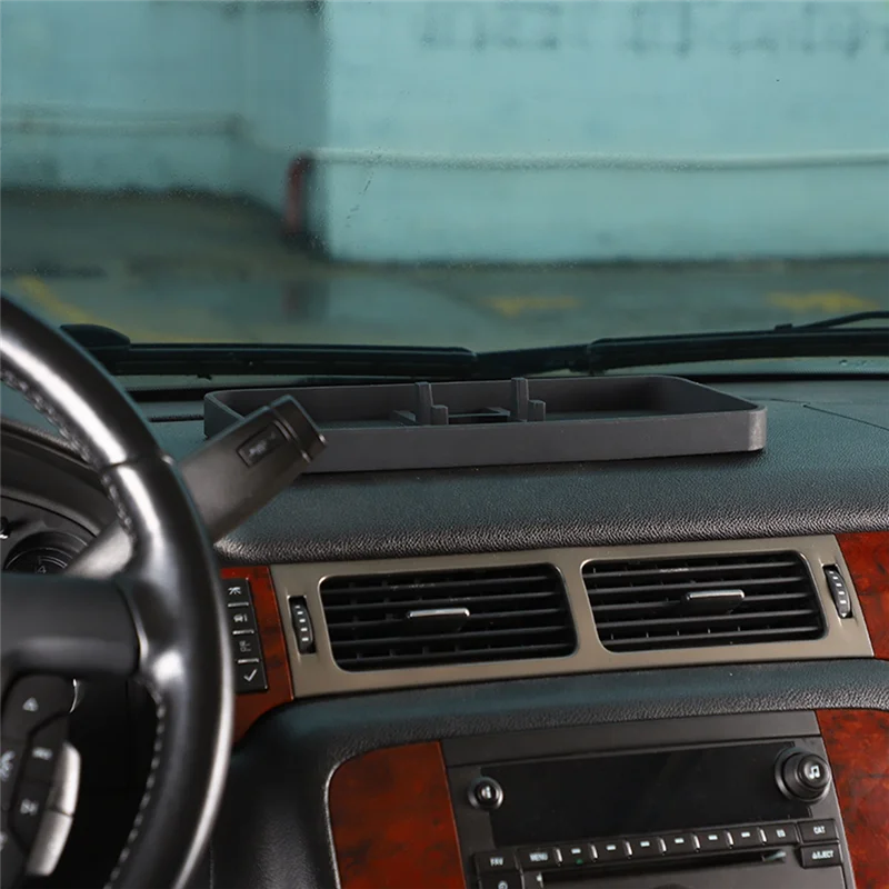 

Universal Car Center Console Dash Organizer Tray Storage Box Phone Holder For Tacoma Maverick Jeep BMW Benz