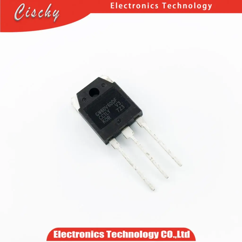 10 unids/lote STGW60V60DF GW60V60DF STGW60V60 IGBT 600V 80A 375W TO247 la mejor calidad