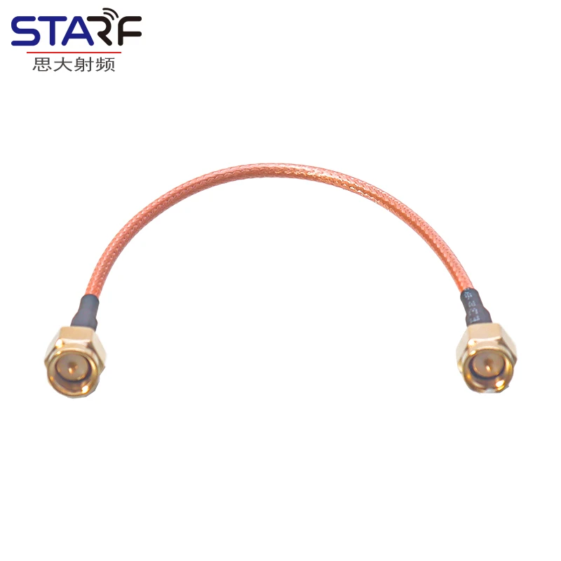 

SMA male to SMA male RG316 feeder coaxial connector extension cable feeder jumper