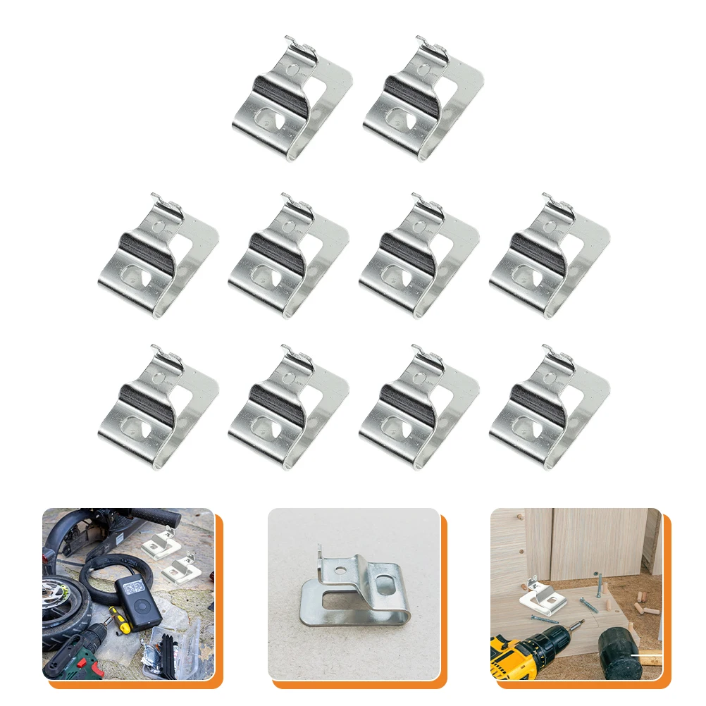 

10 Pcs Tool Hook Power Replacement Belt Clip Pouch Convenient Steel Drill Holder