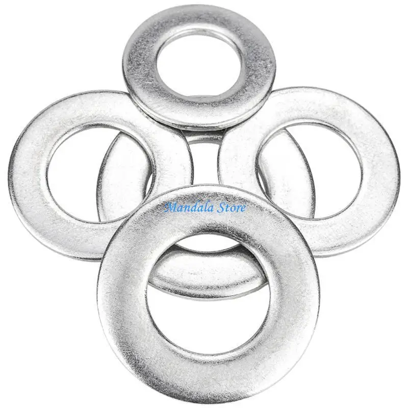 U2JC Stainless Flat Washers 1.5mm Thickness for Secure Fastening in Construction