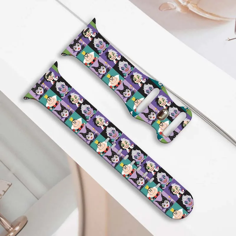 

Cartoon Disney 10 Series for Apple Watch 10 9 8 Band Replaceable Bracelet for iWatch 46mm 42mm 41mm 40mm Watchband