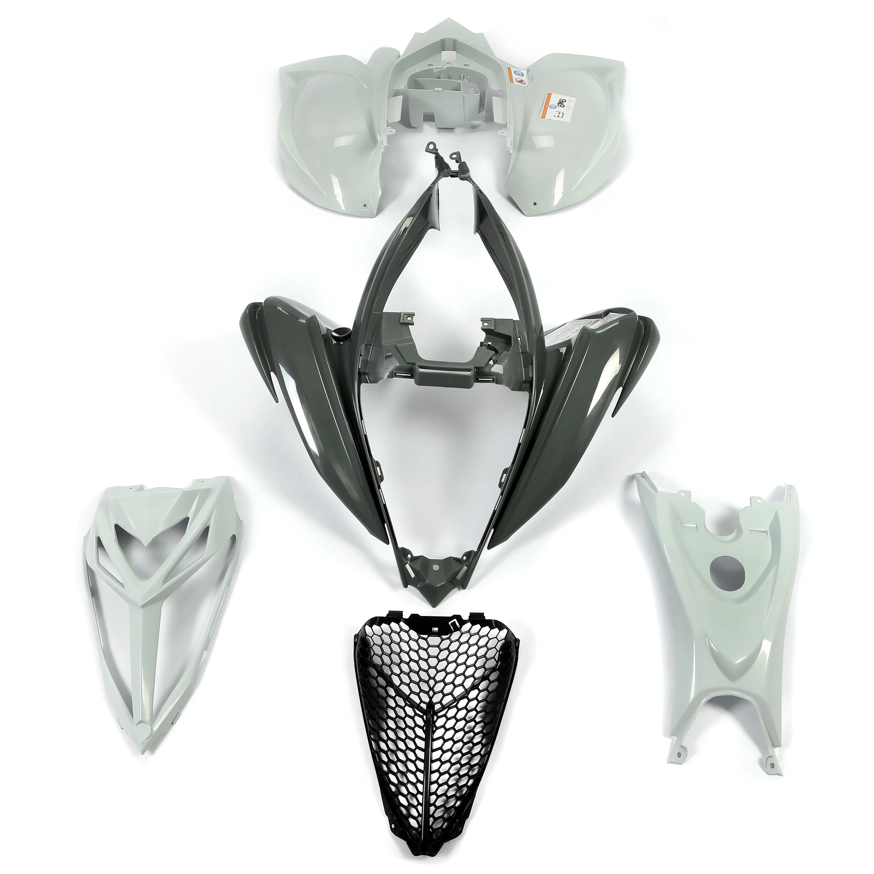 

For YAMAHA Raptor 700 Plastics Fenders Body Kit COMPLETE Set 2006-2023 Grey